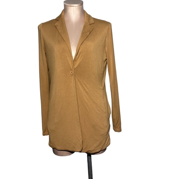 Magaschoni jacket/blazer in XS. Dark beige color. - Picture 1 of 5
